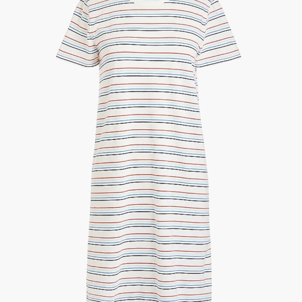 J.Crew Striped T-Shirt Dress NWT XS